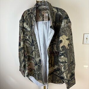Men's Russell Outdoor Camouflage Button Down Shirt